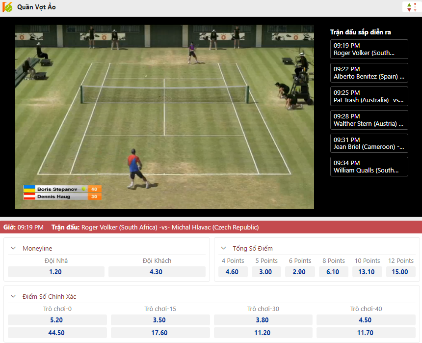 Cược thể thao ảo