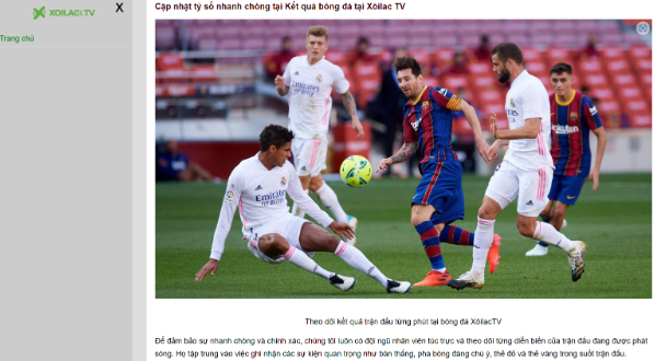 Thông tin được cập nhất nhanh nhất trên Xoilac TV