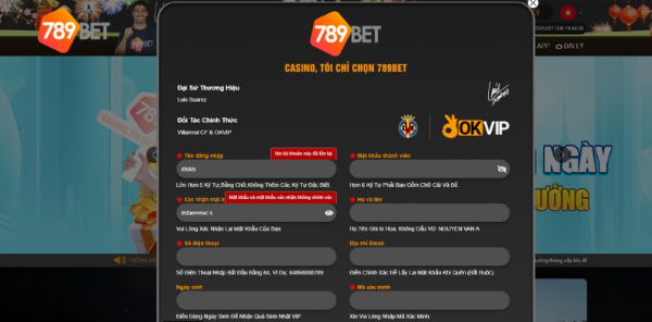 Cách đăng ký tham gia chơi game 789Bet Cách đăng ký tham gia chơi game 789Bet