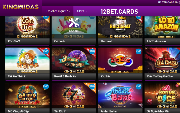 sanh kingmidas tai 12bet